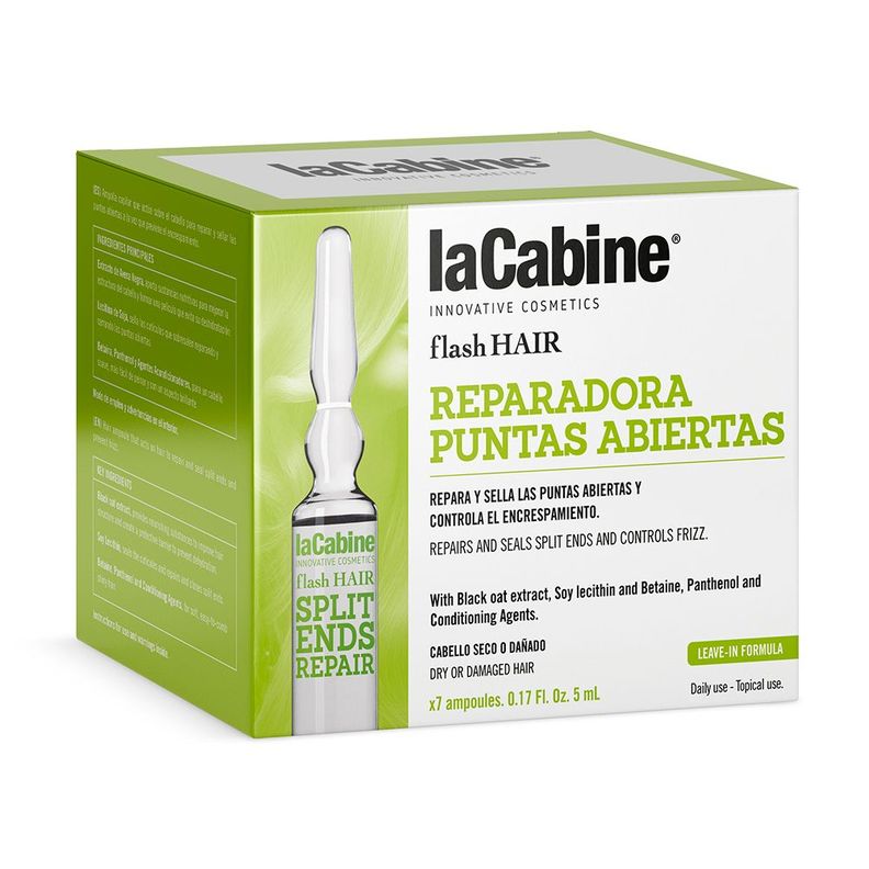 Ampollas Flash Hair Reparadora Puntas Abiertas 7 x 5ml-0