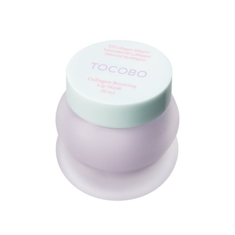 Mascarilla hidratante Tocobo para labios con colágeno vegano-0