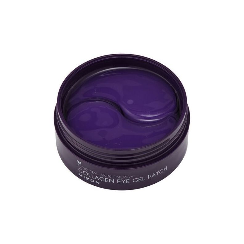 Parches de Ojos Hidrogel Colageno Mizon Cosmetica Coreana Morado