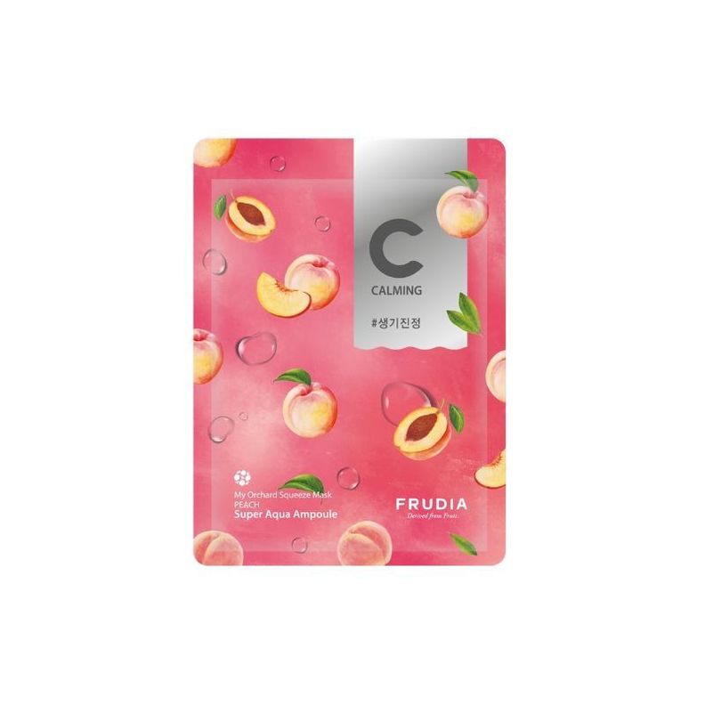 Mascarilla Facial de Durazno Calmante Frudia Blanco