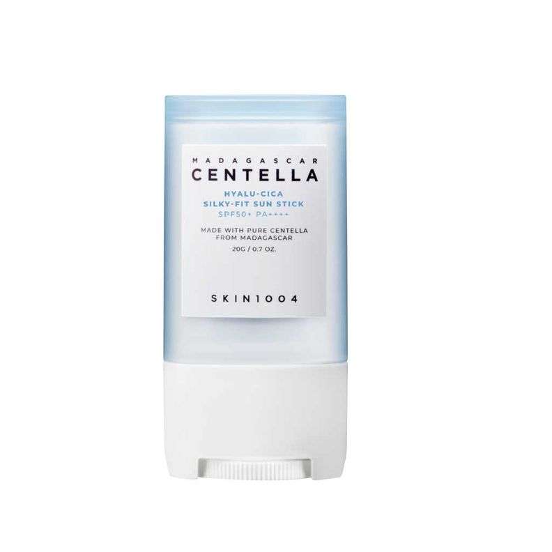Protector solar Skin1004 barra con centella asiatica Azul