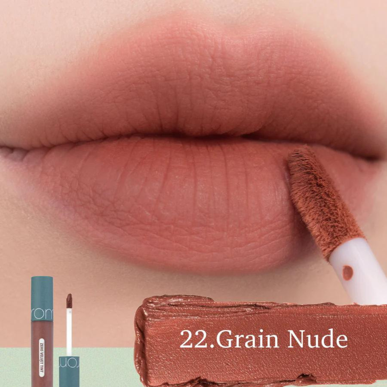 Tinte Labial Zero Velvet Tint Grain Nude 22 Romand-1