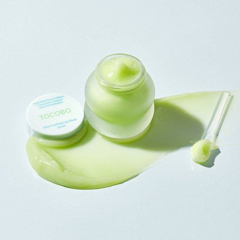 Mascarilla hidratante Tocobo labios con efecto refrescante-2