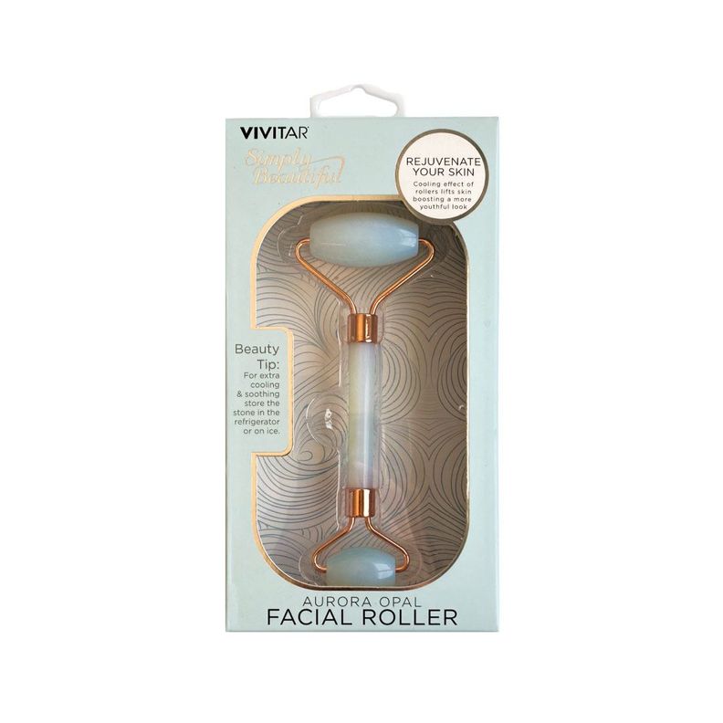 Facial Roller White Opal-1