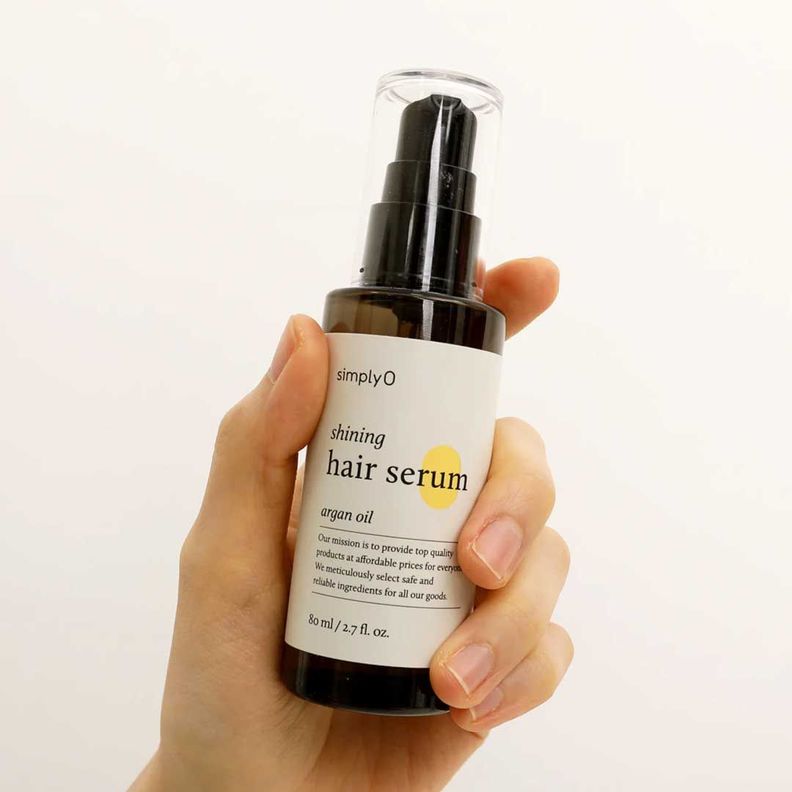Sérum capilar SimplyO con aceite argán para aportar brillo-0