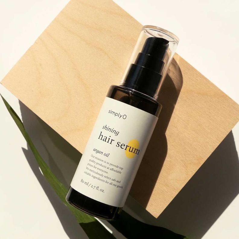 Sérum capilar SimplyO con aceite argán para aportar brillo-1