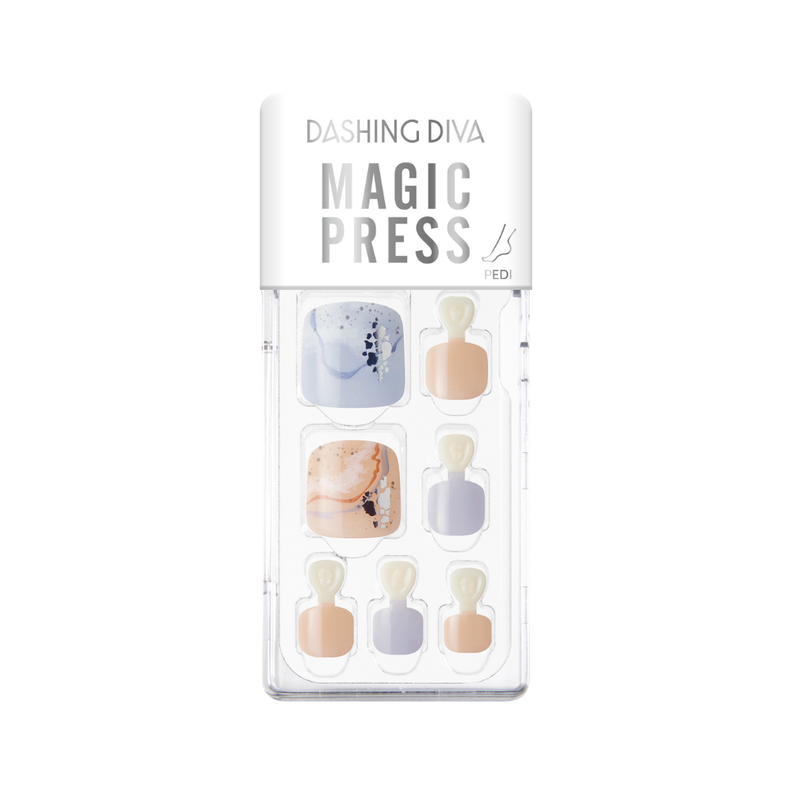 Uñas press on Pedicura Dashing Diva MDR1266P-0