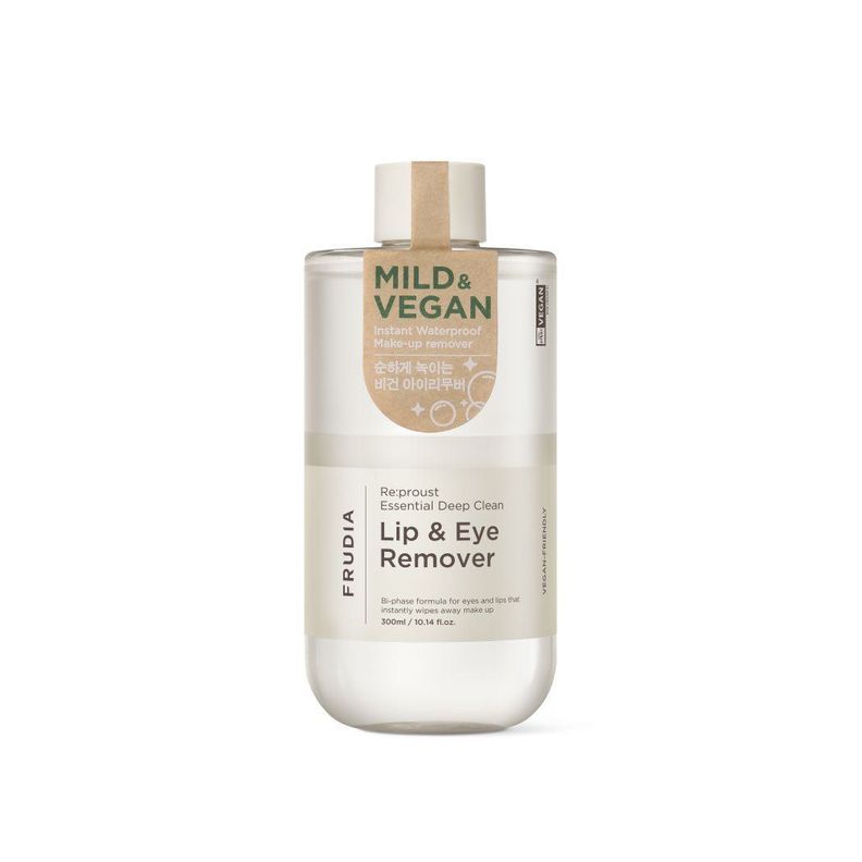 Desmaquillamte bifasico Frudia de ojos y labios Transparente