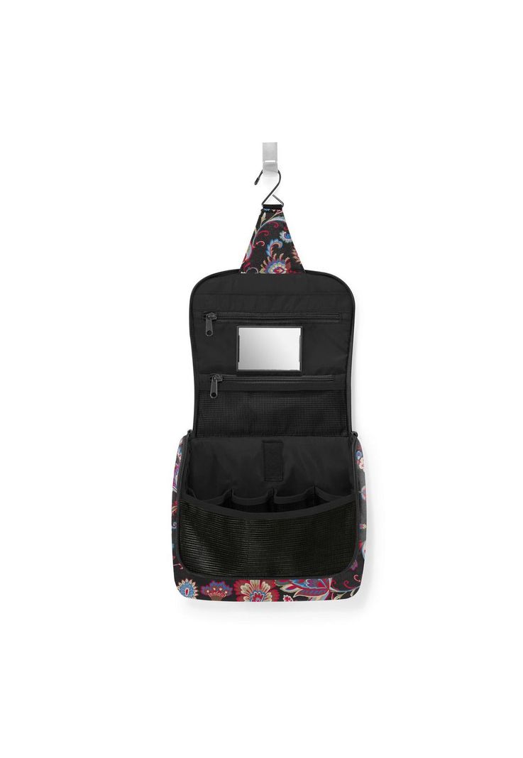 Neceser para colgar toiletbag - paisley black-1