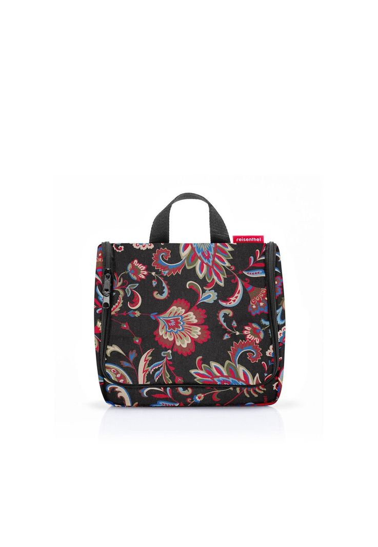 Neceser para colgar toiletbag - paisley black-3