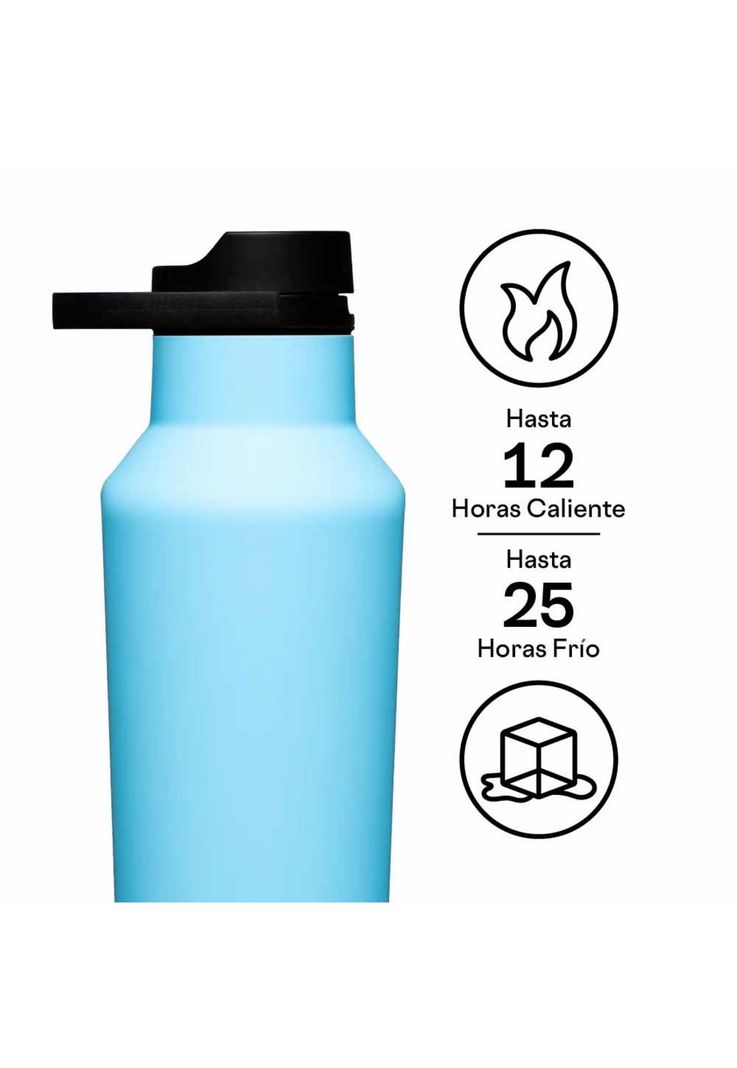 Botella de agua Térmica Sport 600ml Santorini-3
