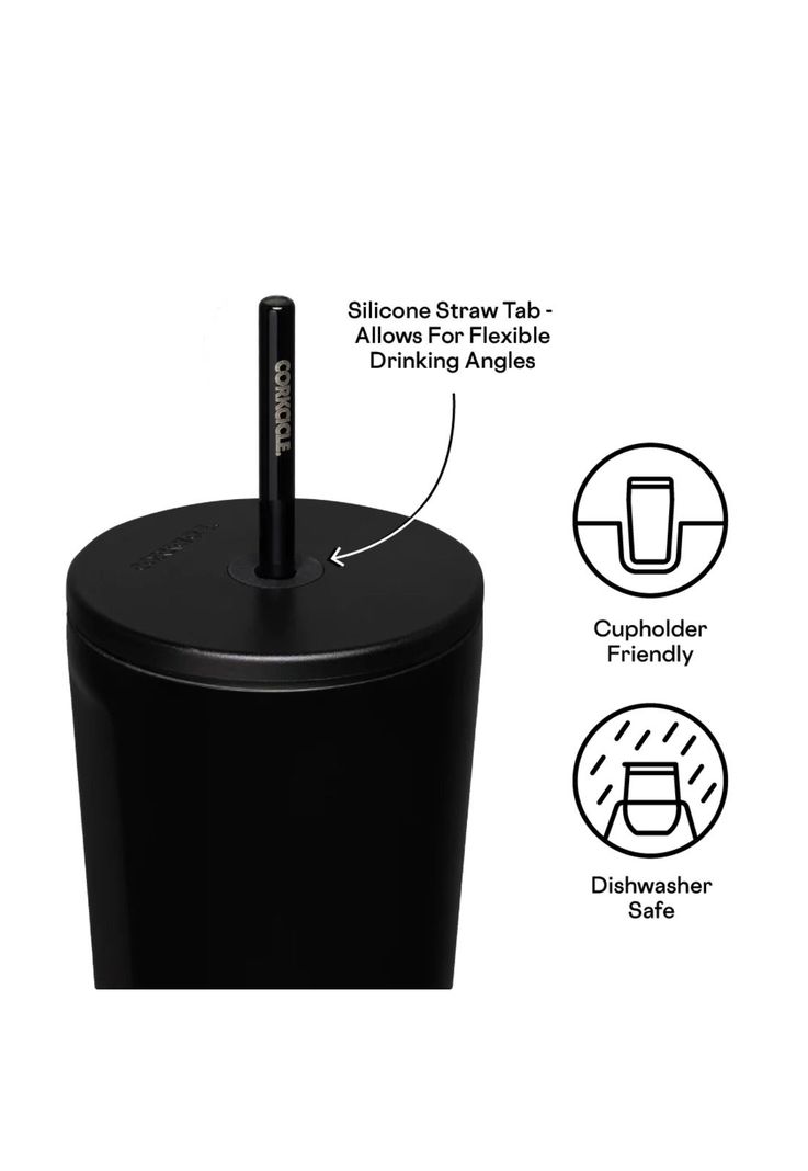 Vaso Térmico Cold Cup 700ml Matte Black-1