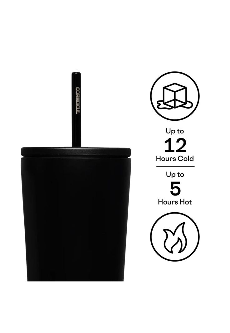 Vaso Térmico Cold Cup 700ml Matte Black-2