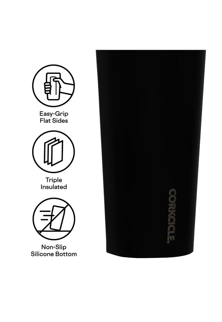 Vaso Térmico Cold Cup 700ml Matte Black-3