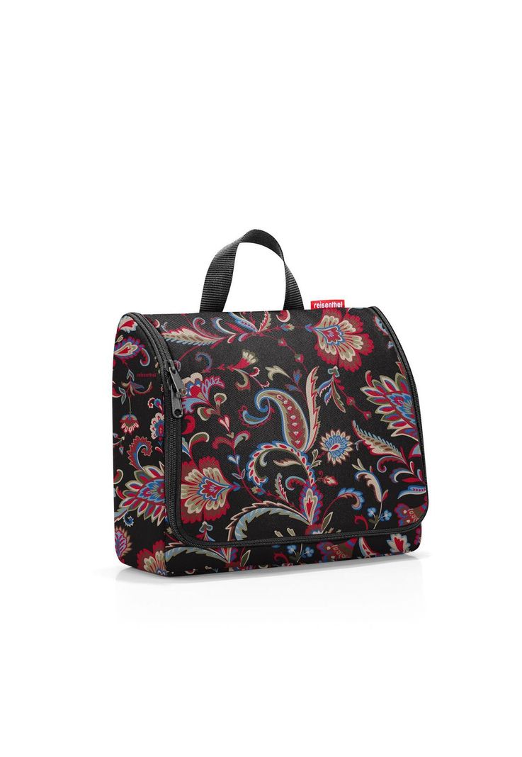 Neceser para colgar toiletbag XL - paisley black-1