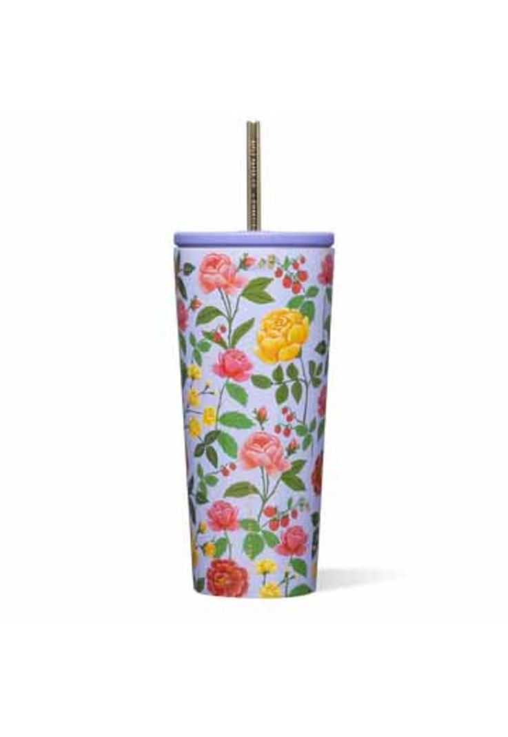 Vaso Térmico Cold Cup 700ml Rifle Paper Roses Purple-0