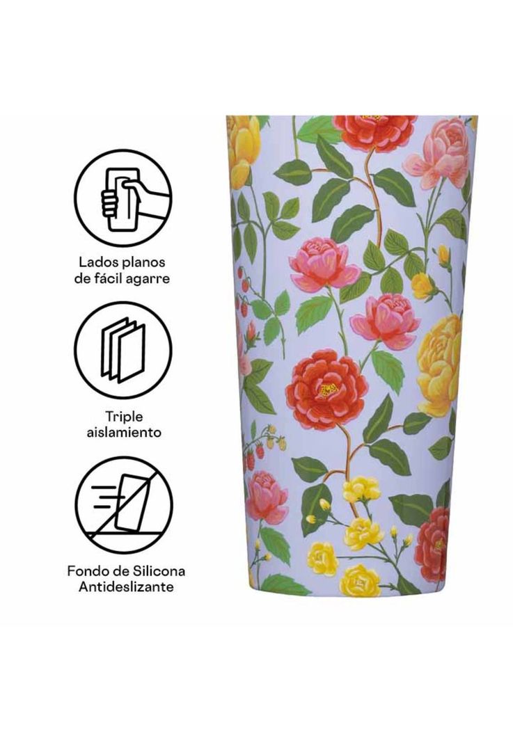 Vaso Térmico Cold Cup 700ml Rifle Paper Roses Purple-5