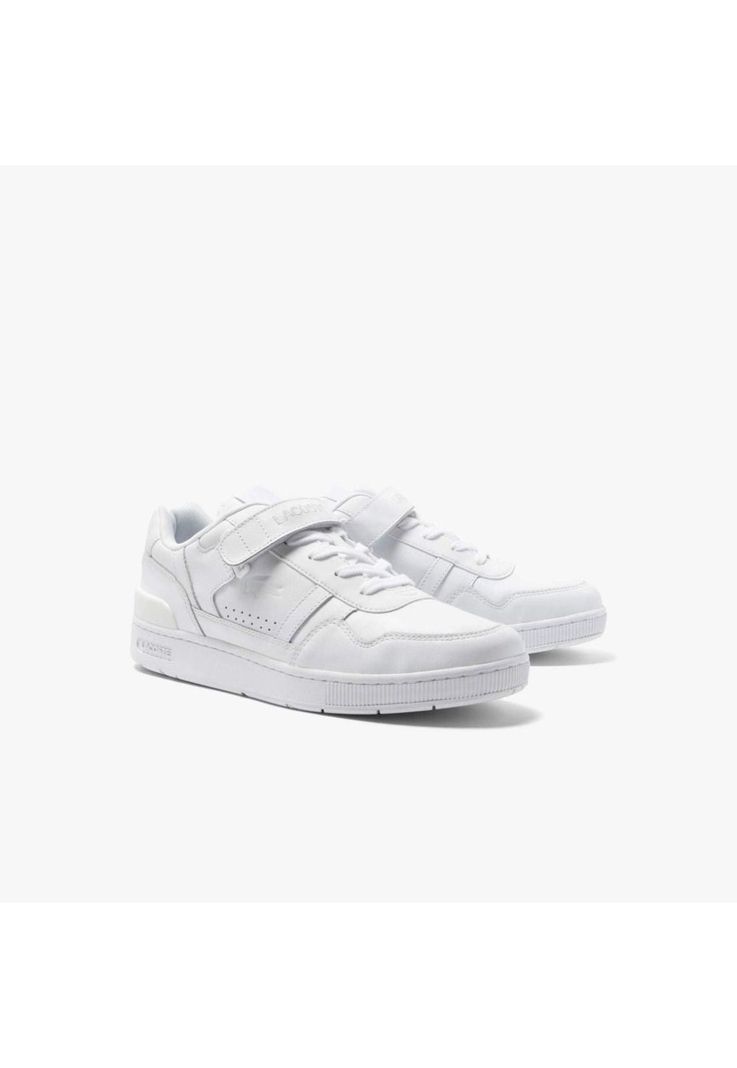 Zapatilla Urbana Lacoste T-clip velcro   Hombre Blanco-1