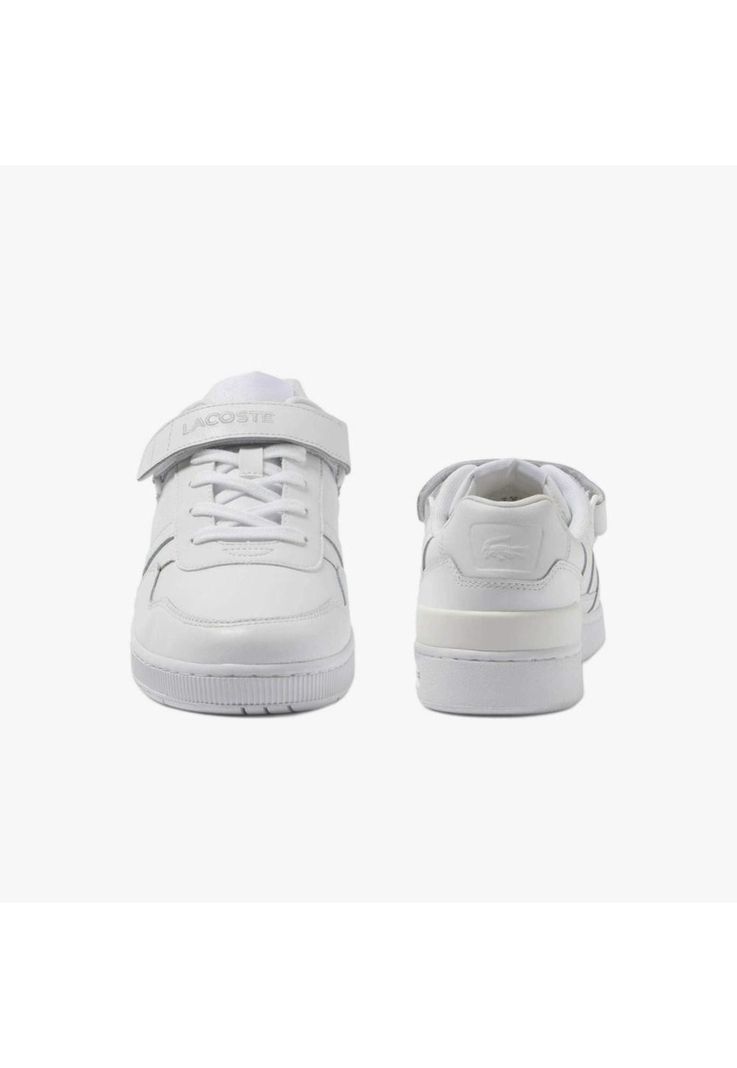 Zapatilla Urbana Lacoste T-clip velcro   Hombre Blanco-4