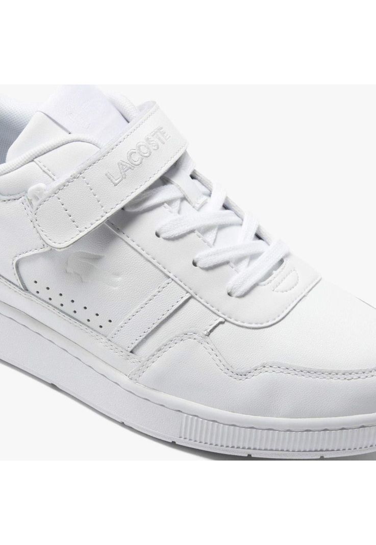Zapatilla Urbana Lacoste T-clip velcro   Hombre Blanco-5