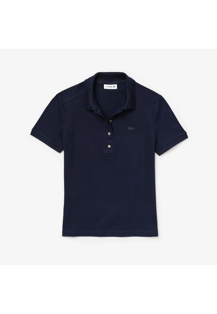 Polera Polo Lacoste PF5462 Mujer Azul-1
