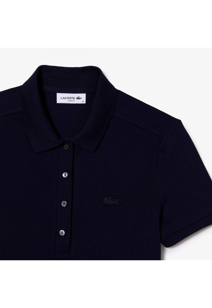 Polera Polo Lacoste PF5462 Mujer Azul-5