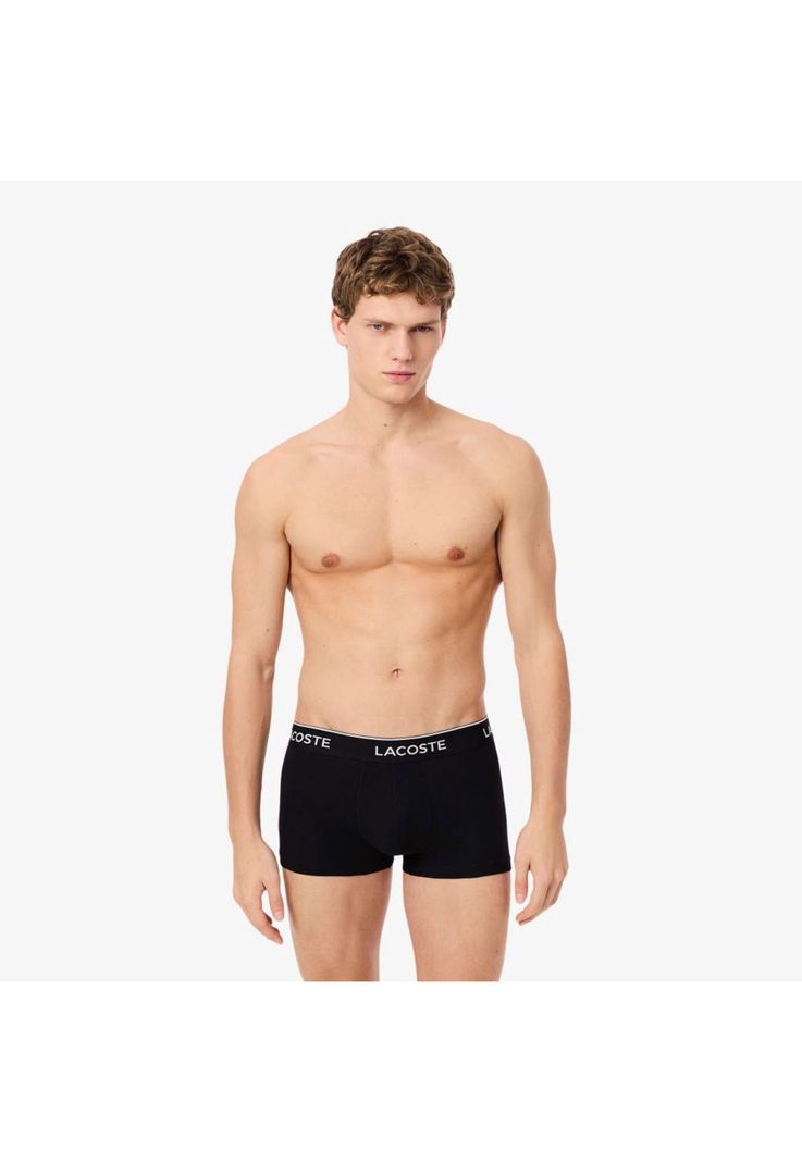 Boxers Algodón Hombre Lacoste 5H1300 Negro-1