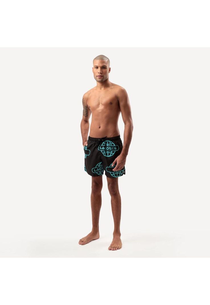 Traje de Baño Lacoste MH4586 Hombre Azul-0