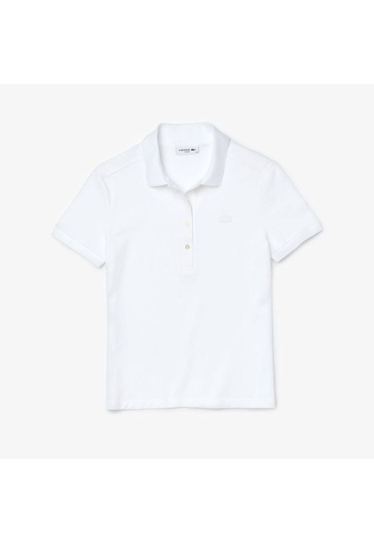 Polera Polo Lacoste PF5462 Mujer Blanco-1
