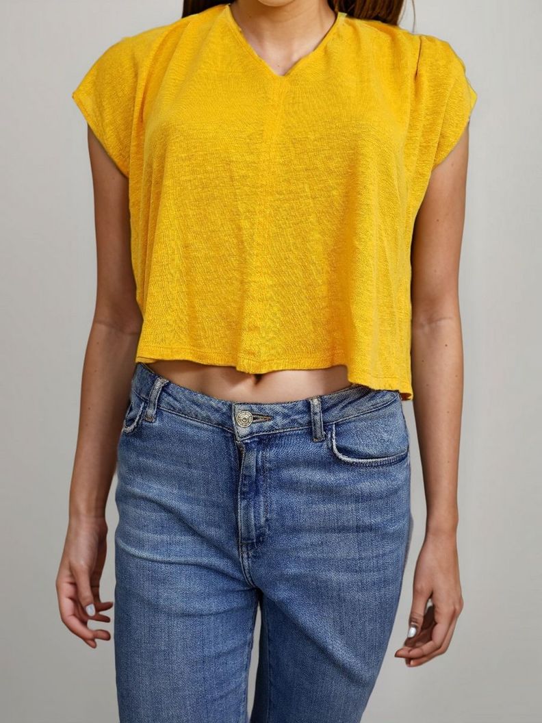 Crop Top Mango Talla M (4006)-0