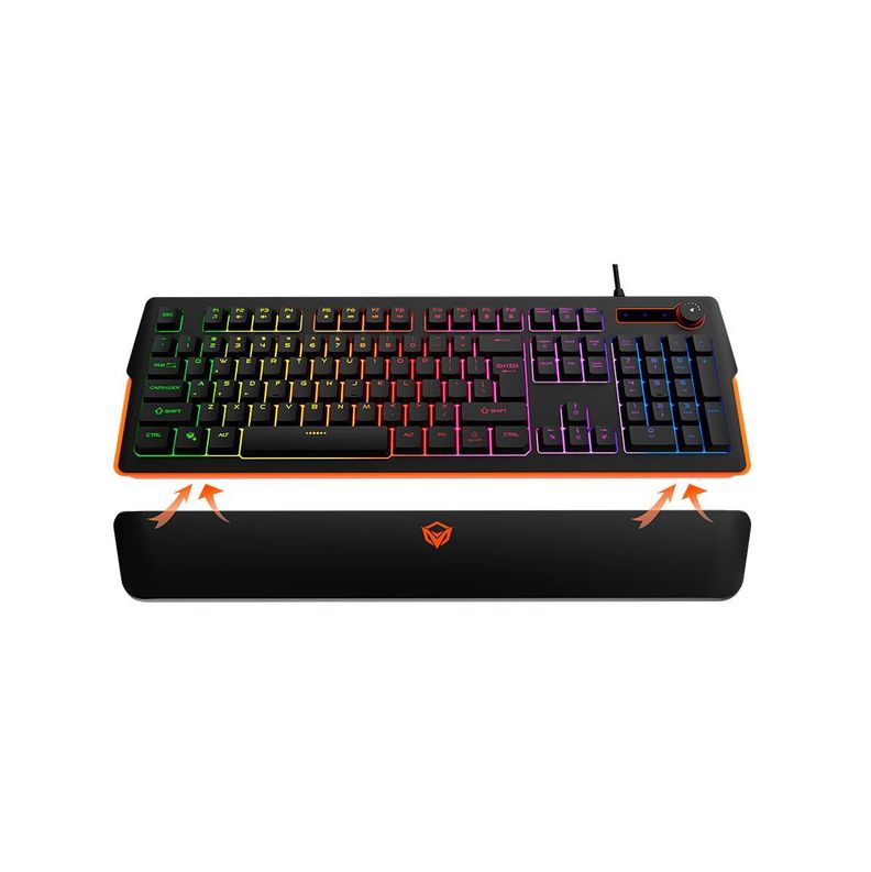 Teclado Gamer Meetion K9520 Membrana RGB-1