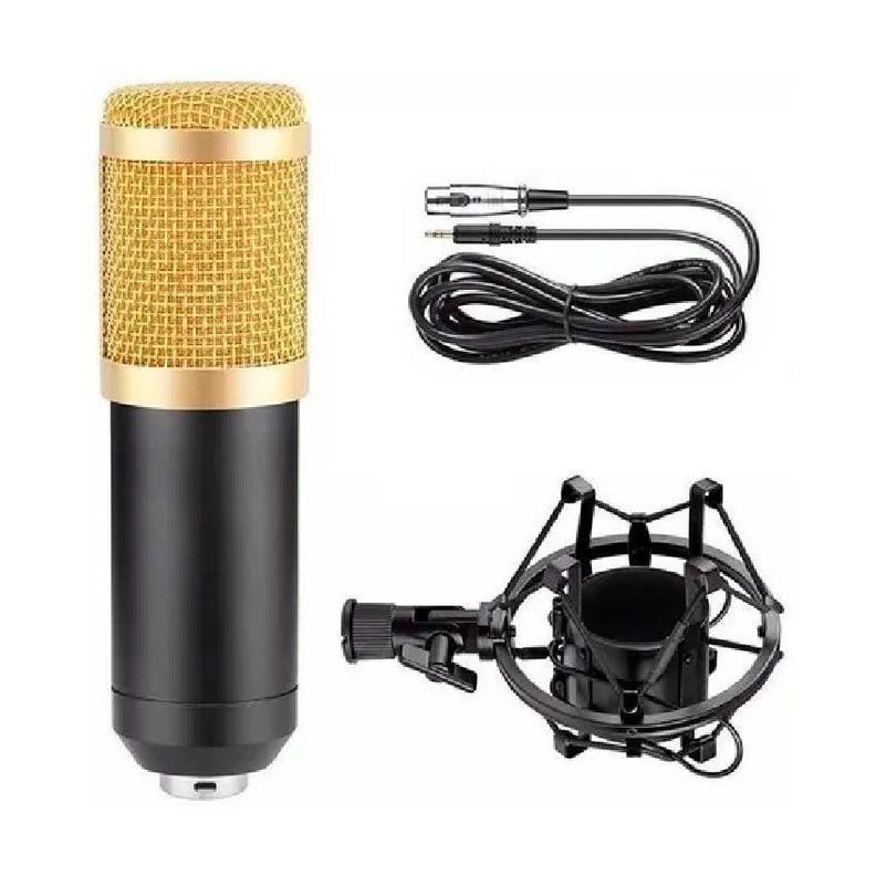 Micrófono Condensador Profesional de Estudio Gold-3