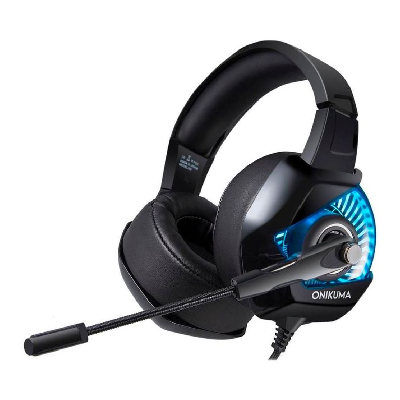 Audifonos Gamer Onikuma K6 Black-Blue-0