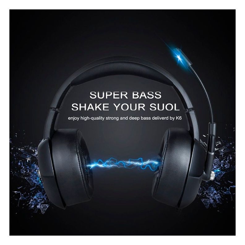 Audifonos Gamer Onikuma K6 Black-Blue-3