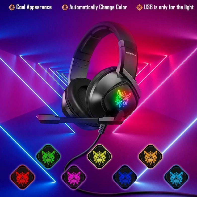 Audifonos Gamer Onikuma K19 PS4 PS5 Xbox Switch-2