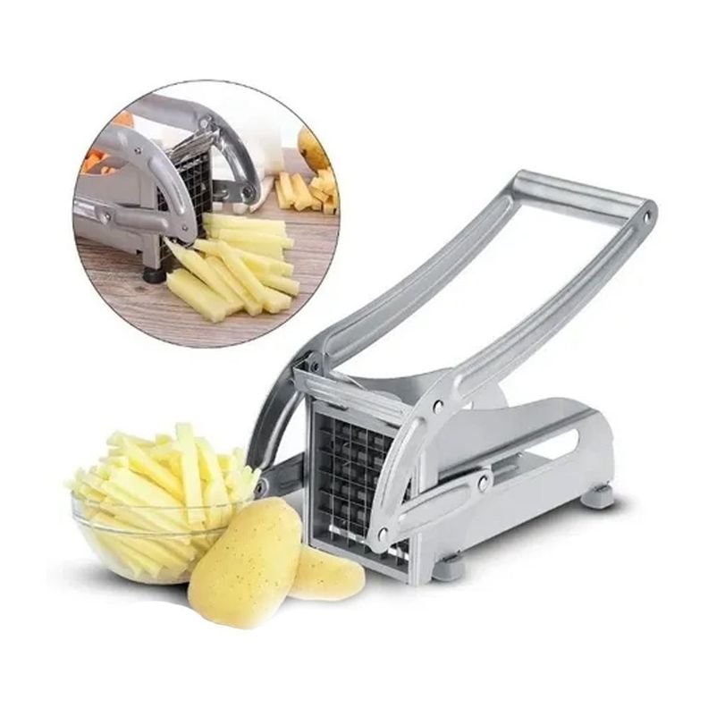 Picador Cortador de Papas Fritas Acero-1