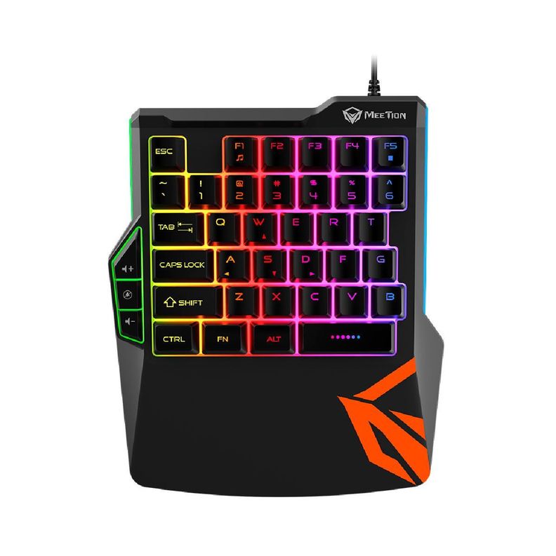 Kit Teclado 1 Mano Mouse Gamer 4 en 1 Meetion CO015-1
