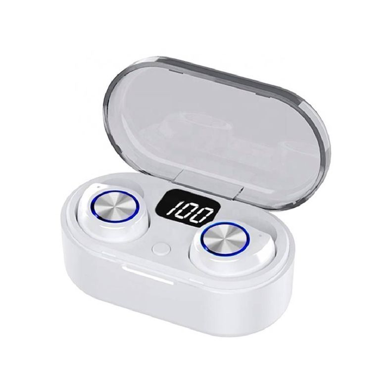 Audífonos Inalámbricos TW80 Bluetooth 5.0 Blanco-1
