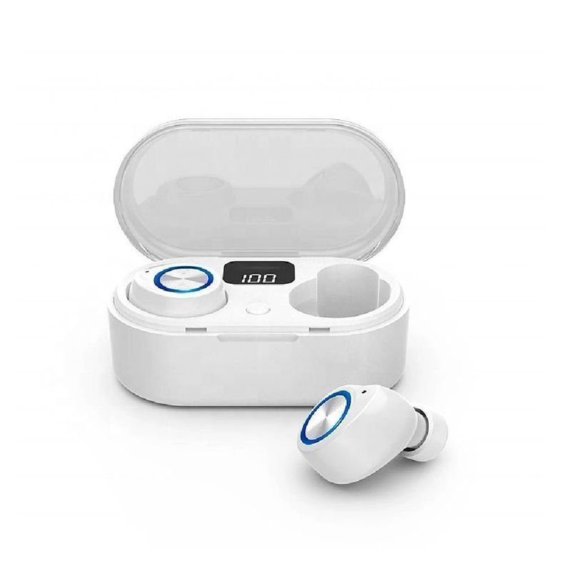 Audífonos Inalámbricos TW80 Bluetooth 5.0 Blanco-0