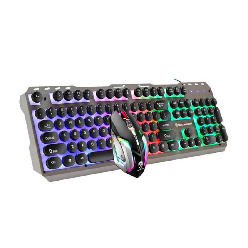 Kit de Teclado y Mouse Gamer GT-500 Negro-0