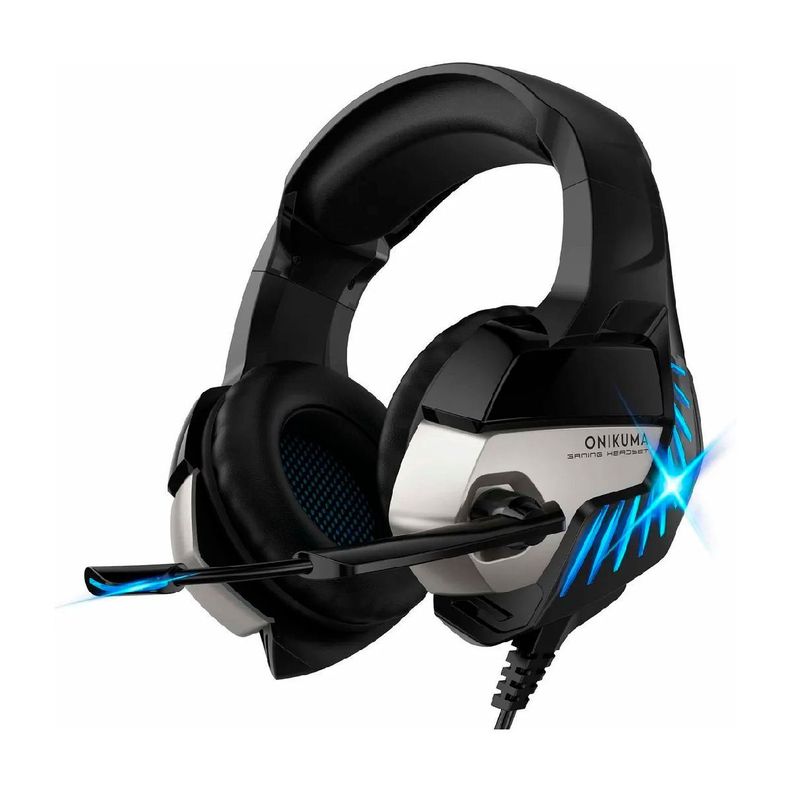 Audifonos Gamer Onikuma K5 PRO Negro Azul-1