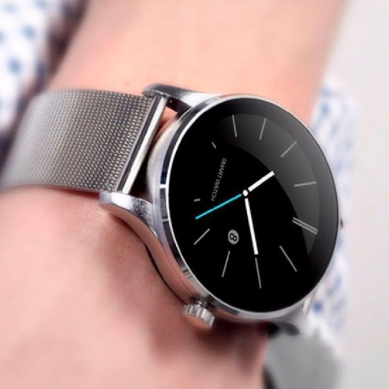 Reloj Inteligente Smartwatch K88 Brown Leather-2