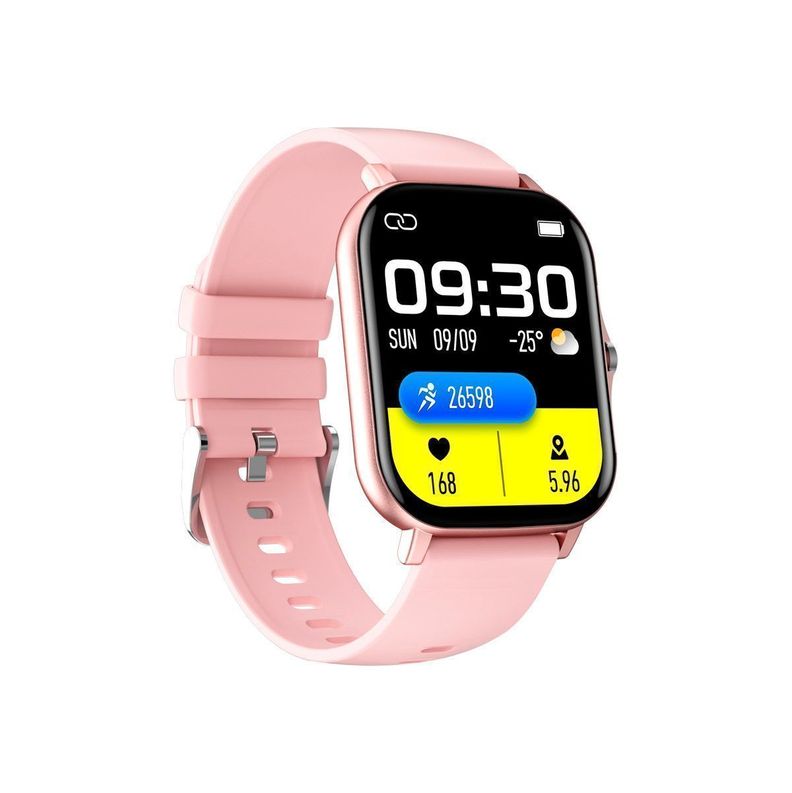 Reloj Inteligente Smartwatch KT18 Rosado-0