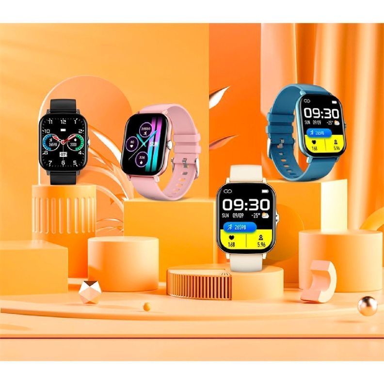 Reloj Inteligente Smartwatch KT18 Rosado-1