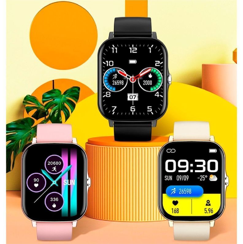 Reloj Inteligente Smartwatch KT18 Rosado-2