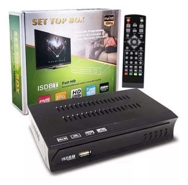 Kit Sintonizador Tv Digital Hd mas Antena Para Televisores Antiguos-1