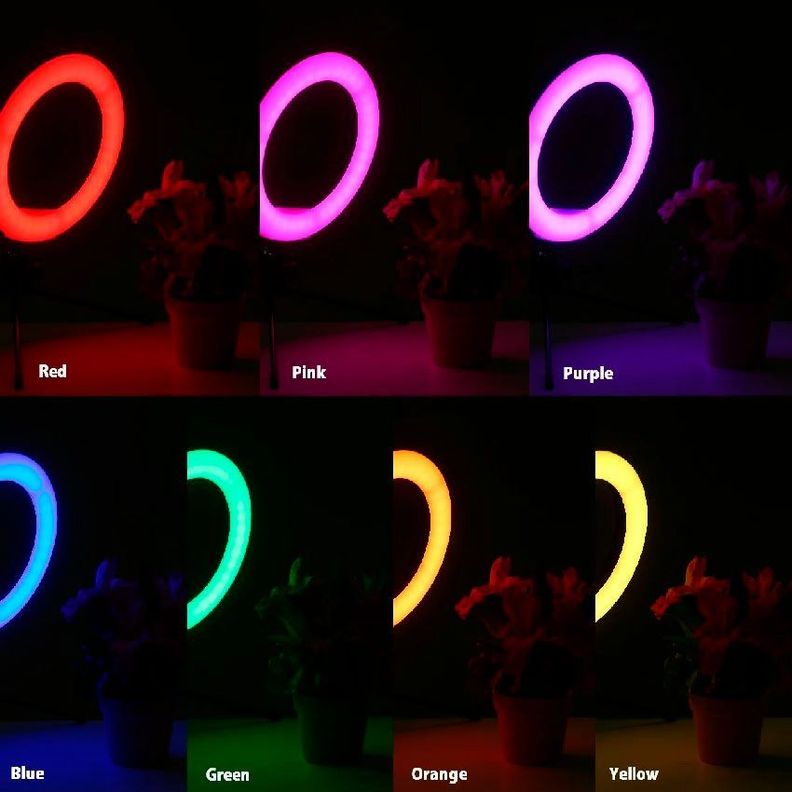 Aro de Luz LED RGB de 10" + Tripode de 210cm.-3