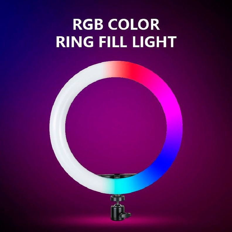 Aro de Luz LED RGB de 10" + Tripode de 210cm.-2