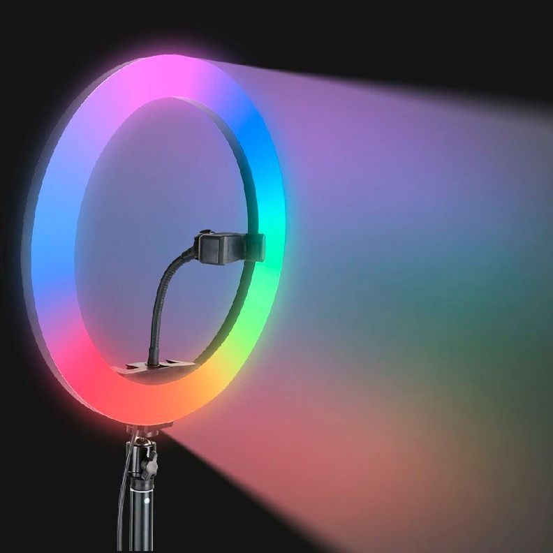 Aro de Luz LED RGB de 10" + Tripode de 210cm.-4