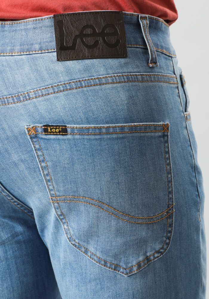 Jeans Malone Skinny Tiro Medio Azul Medio-4